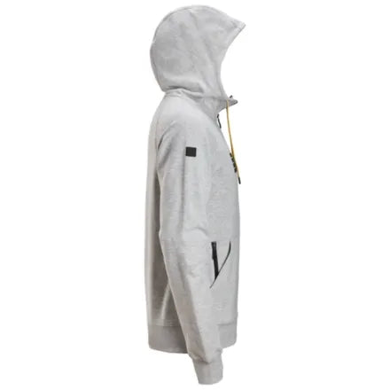 Snickers 2895 Logo Full-Zip Hoodie Grey Melange 3XL