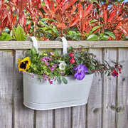Fence & Balcony Hanging Planter - Ivory
