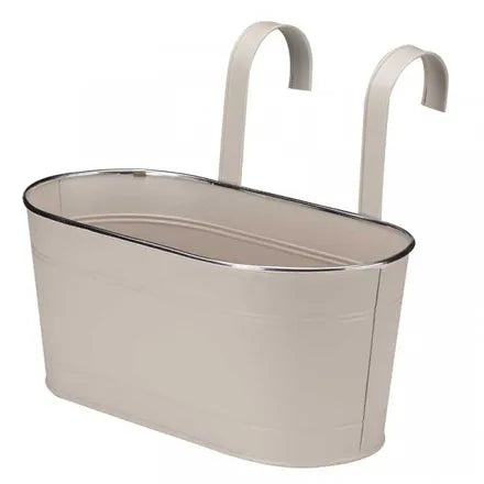Fence & Balcony Hanging Planter - Ivory