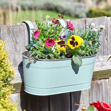 Fence & Balcony Hanging Planter - Sage