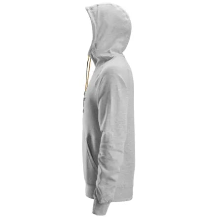 Snickers 2894 Logo Hoodie Grey Melange 3XL