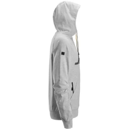 Snickers 2894 Logo Hoodie Grey Melange 3XL