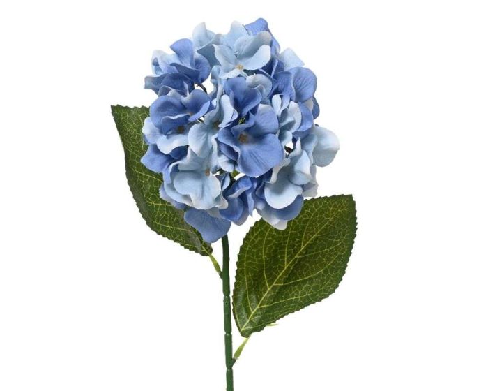 Hydrangea Stem Light Blue H66cm