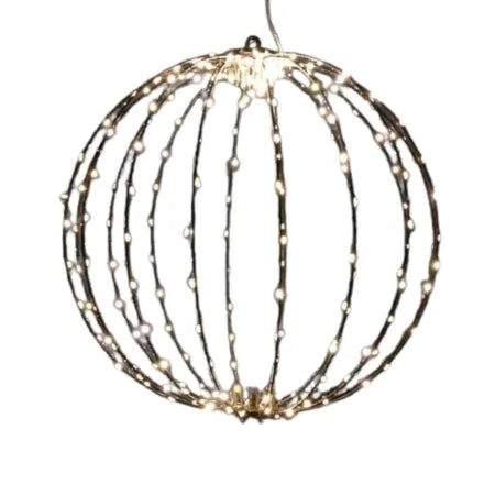 240 LED Twinkle Orb Warm White 40cm