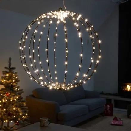 240 LED Twinkle Orb Warm White 40cm