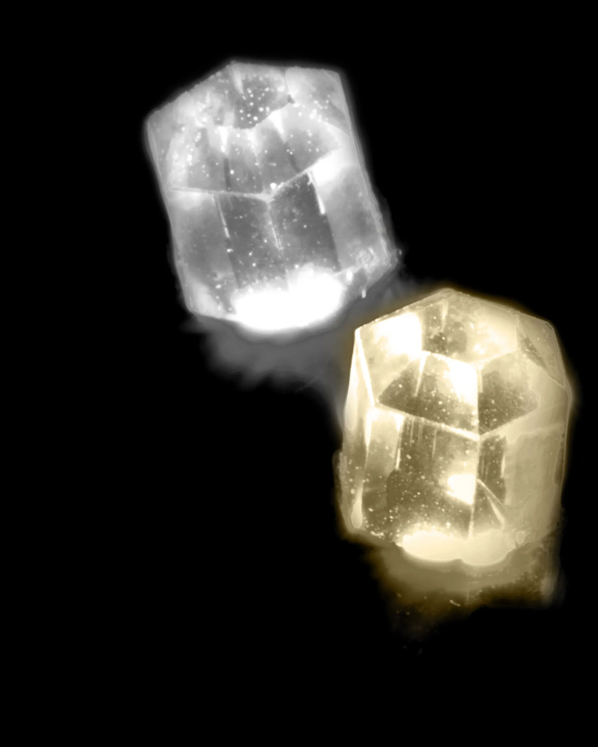 240 LED Warm White or White Diamond Cut Connectable String Lights