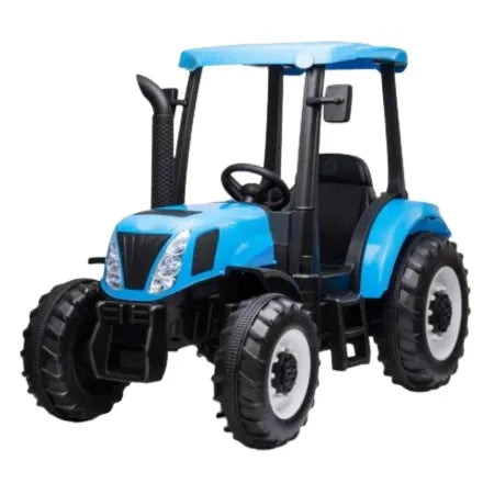 24V Electric Blue Tractor and Trailer (Trailer Included)