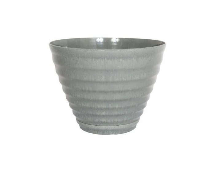 Vale Planter with Saucer Grey 40cm