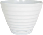 Vale Planter with Saucer White 40cm