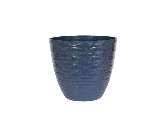 Windermere Glazed Planter Blue 33cm