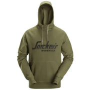 Snickers 2894 Logo Hoodie Khaki Green 3XL