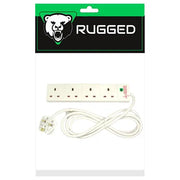 4 Gang Extension Lead 2m Surge Protector