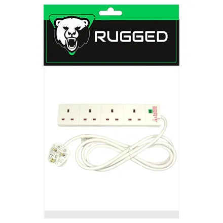 4 Gang Extension Lead 2m Surge Protector