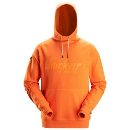 Snickers 2894 Logo Hoodie Warm Orange