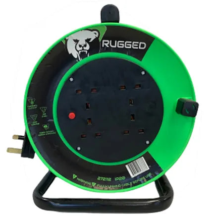 4 Socket Cable Reel 13A