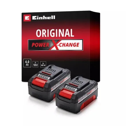 Einhell Power X-Change Plus 18V 4Ah Battery Twinpack