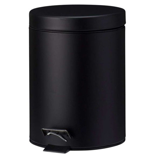 5L Black Pedal Bin