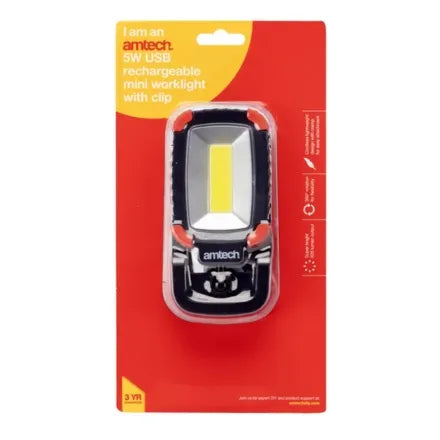 5W COB USB Rechargeable Mini Worklight