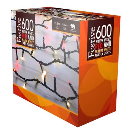 600 FireFly String Lights Winter Wishes
