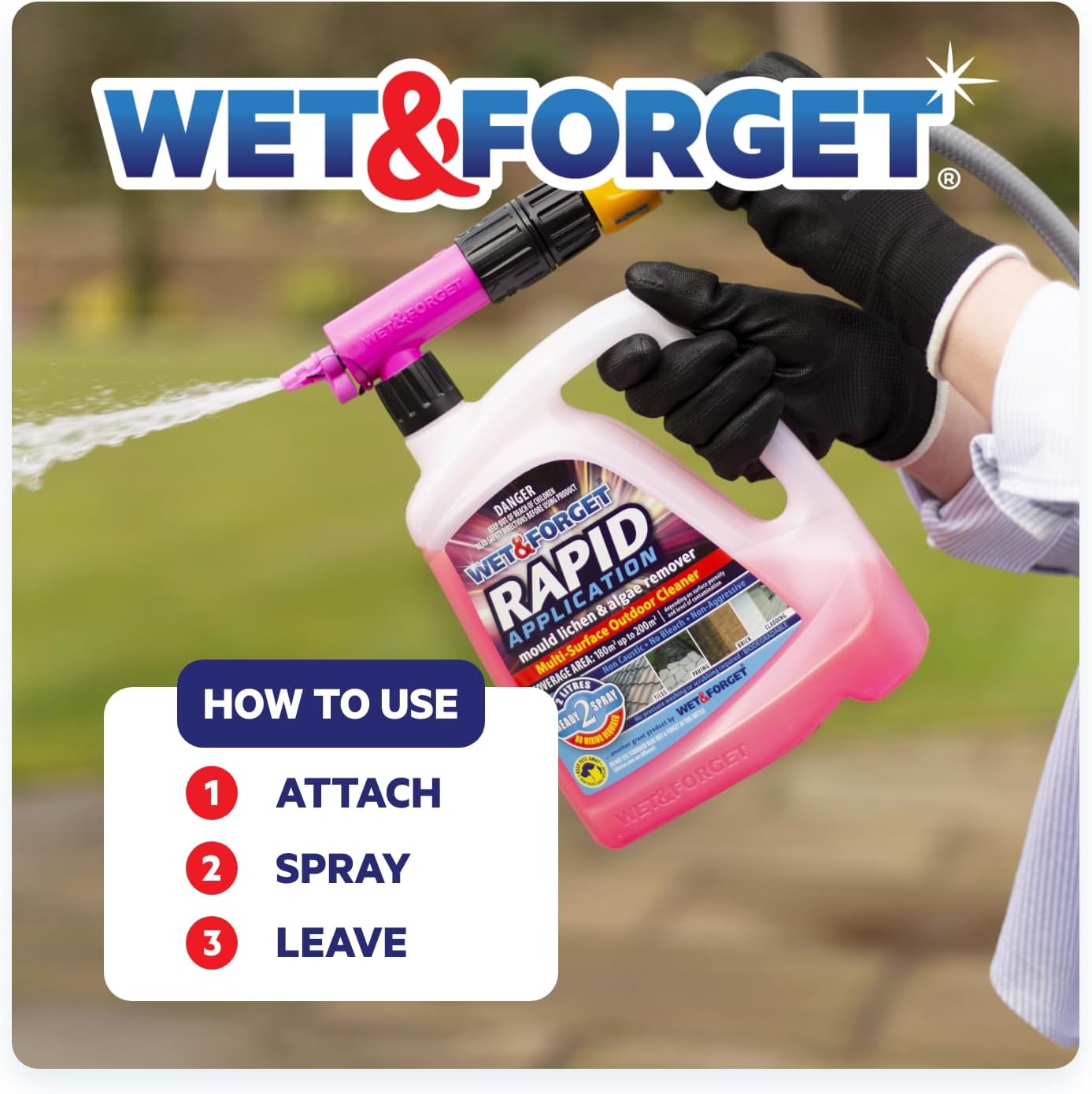 Wet & Forget Rapid Application Pack 1.4 Litre