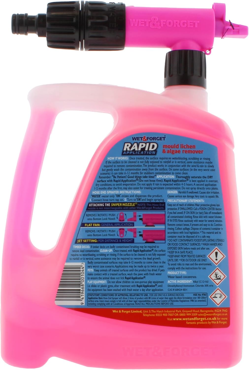 Wet & Forget Rapid Application Pack 1.4 Litre