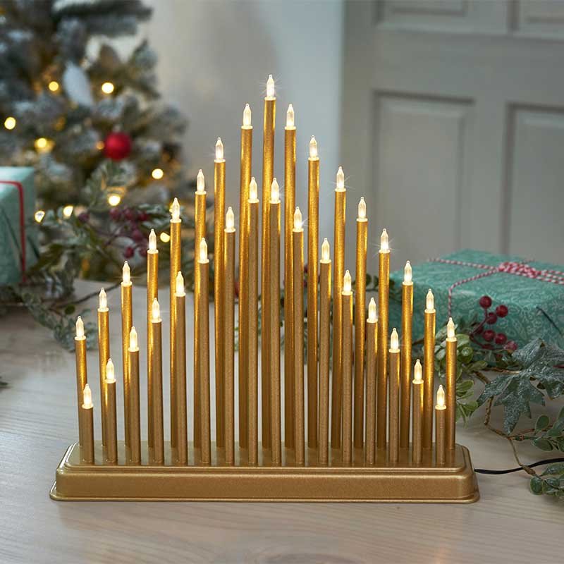 33 LED CandleBridge – Gold