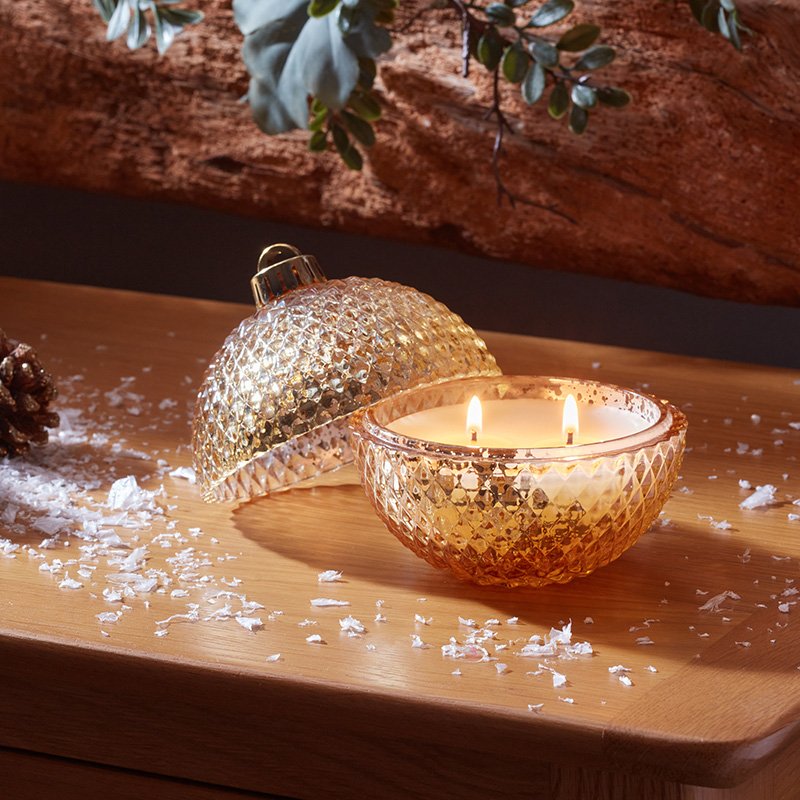 Three Kings Bauble Candle - Champagne