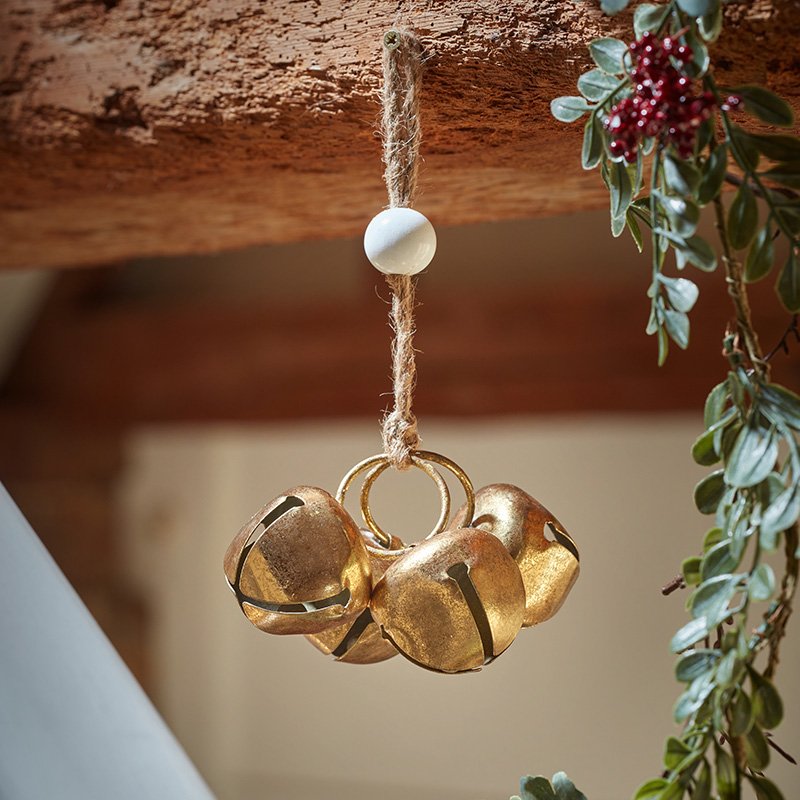 4 Sleigh Bells, Large - Pendant