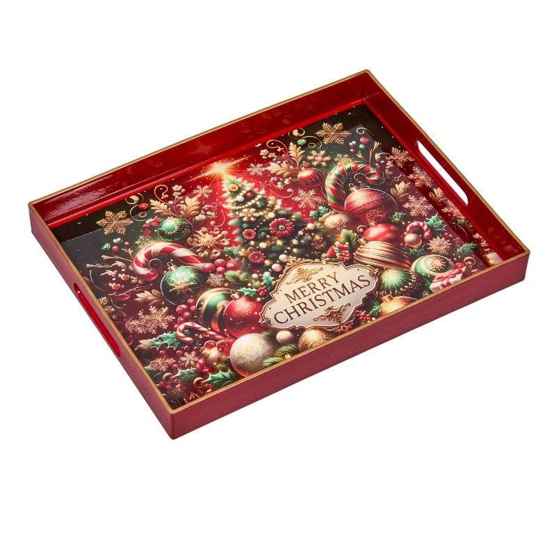 Merry Christmas DecorTray - Rectangular