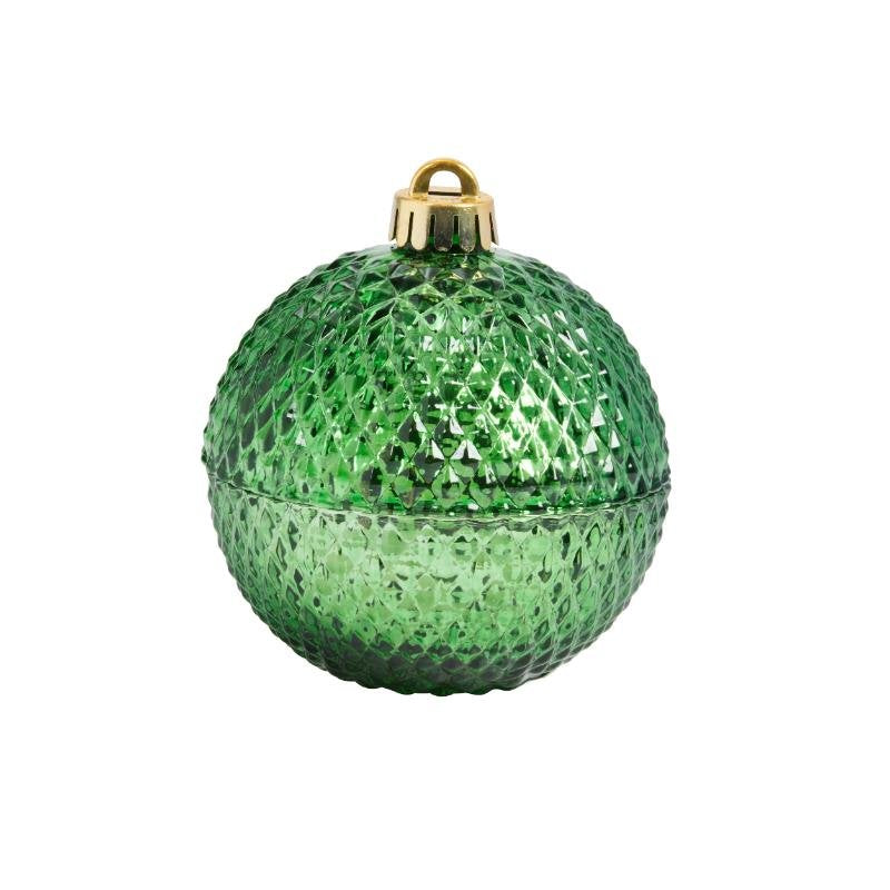Three Kings Bauble Candle - Green