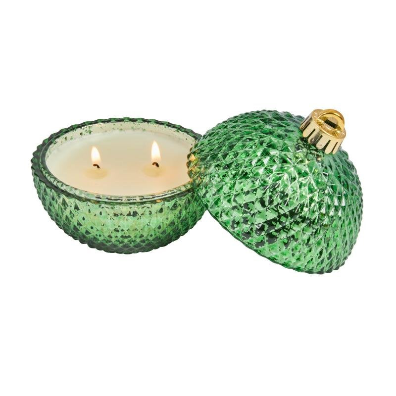 Three Kings Bauble Candle - Green