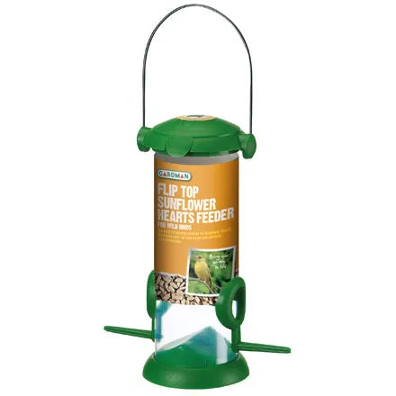 Gardman Flip Top Sunflower Hearts Feeder
