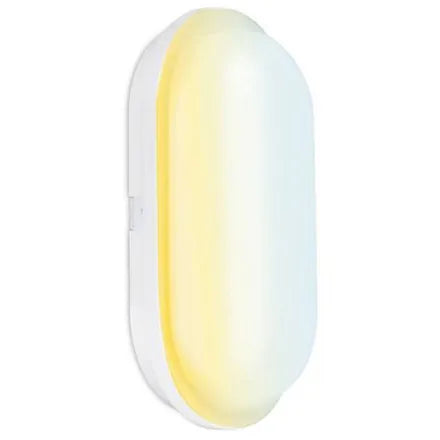 Aurora 15W LED IP65 Oval Bulkhead White