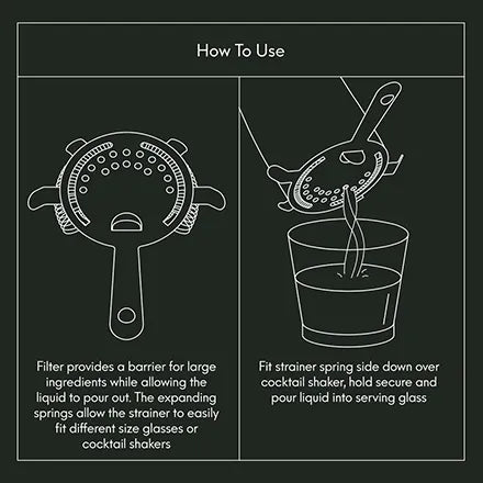 Viners Barware Cocktail Strainer