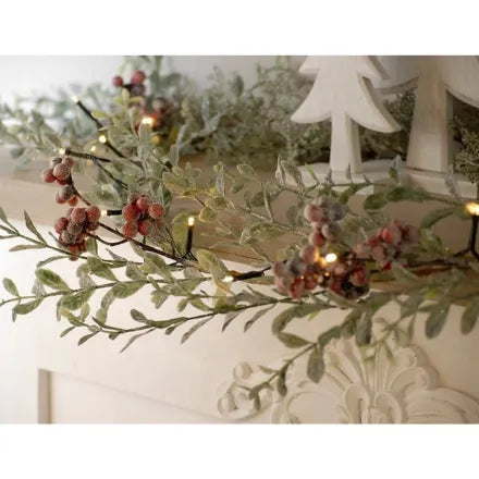Battery Operated 8 Function String Lights Timer Warm White  100