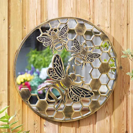 BeeFlection Garden Mirror - Goldgris