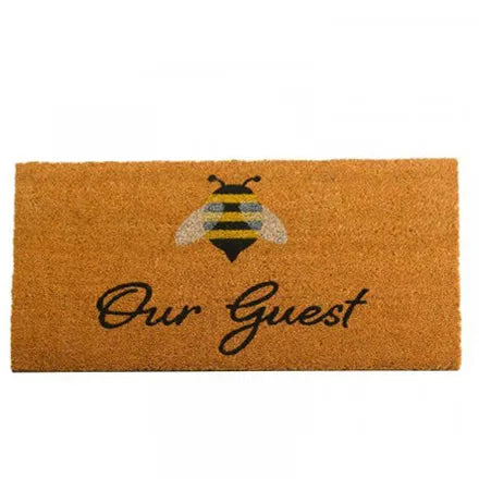 Bee Our Guest Matt 75 x 45cm