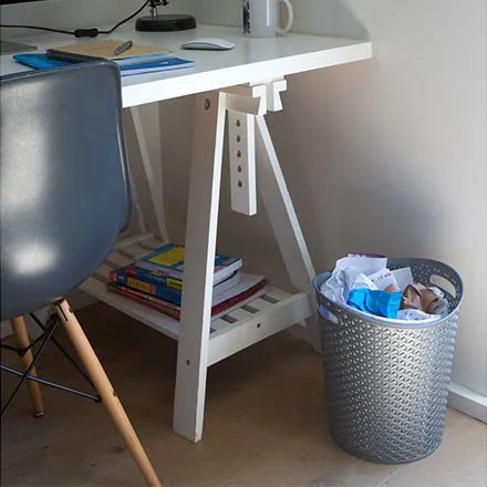 Curver MyStyle Grey Waste Paper Bin