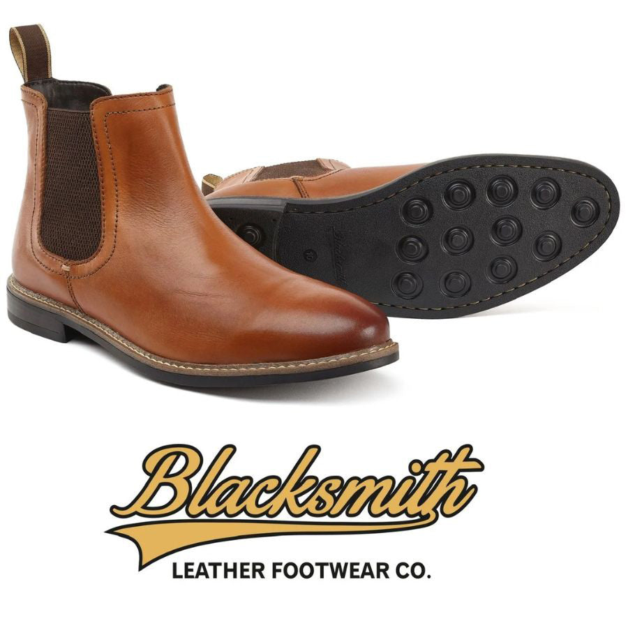 Blacksmith Chelsea Dealer Boots Tan 007 UK13
