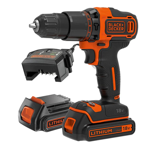 Black & Decker 18V Lithium-Ion Hammer Drill