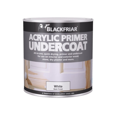 Blackfriar Quick Drying Acrylic Primer Undercoat 500ml