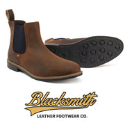 Blacksmith Dealer Boots Waxed Tan 008 UK10
