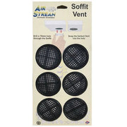 Soffit Vent Pack 6 Black or White