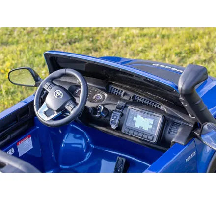 Blue Licensed Toyota Hilux RuggedX Ride-On Jeep
