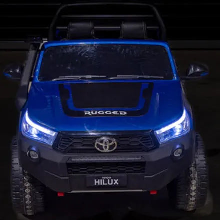 Blue Licensed Toyota Hilux RuggedX Ride-On Jeep