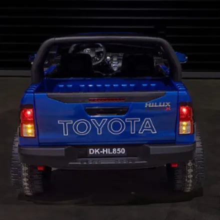 Blue Licensed Toyota Hilux RuggedX Ride-On Jeep
