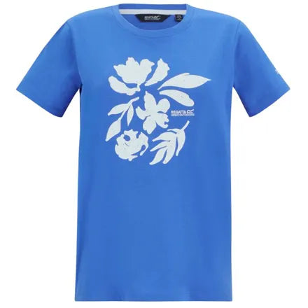 Regatta Women's Filandra VX T-Shirt Blue Fleur Bloom 18