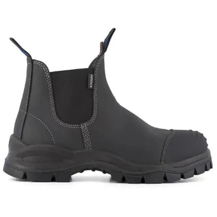 Blundstone 910 Black Platinum Steel Toe Safety Boot