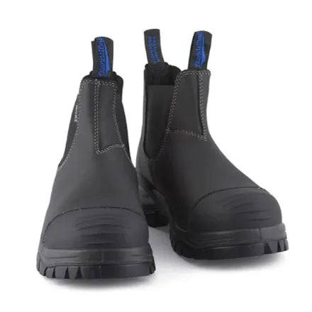 Blundstone 910 Black Platinum Steel Toe Safety Boot