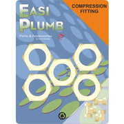 EP 5pk no. 1/2" Brass Compression Nuts